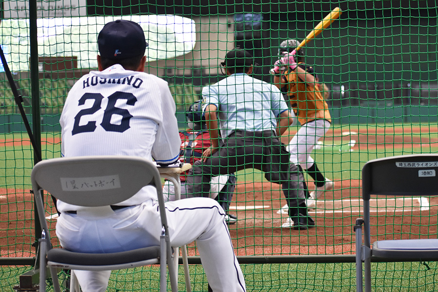 西武ジュニアのセレクションの様子【写真：高橋幸司】