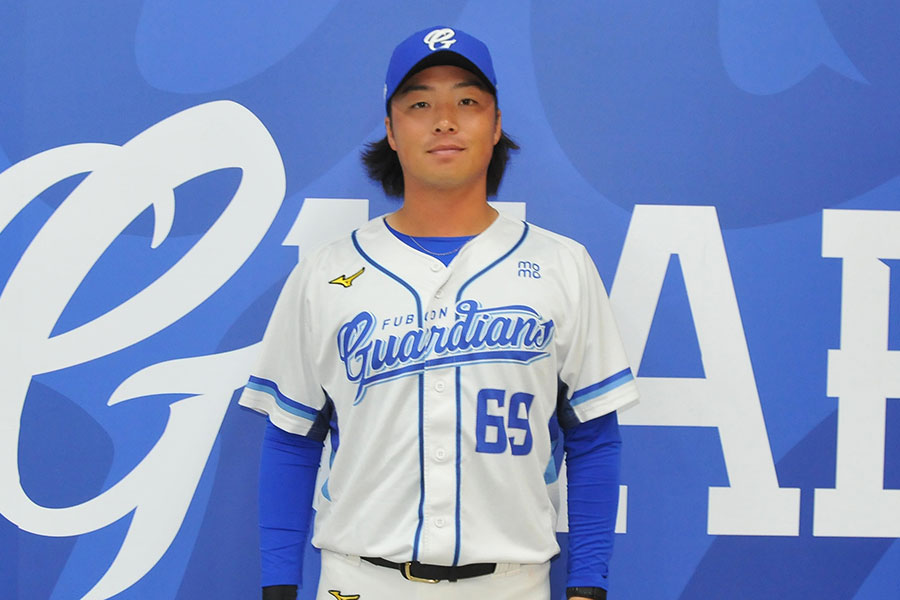 富邦ガーディアンズ・鈴木駿輔【写真：篠崎有理枝】