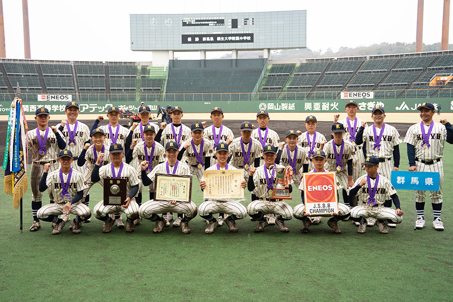 21人の少数精鋭で創部3年目での日本一を掴んだ【写真：磯田健太郎】