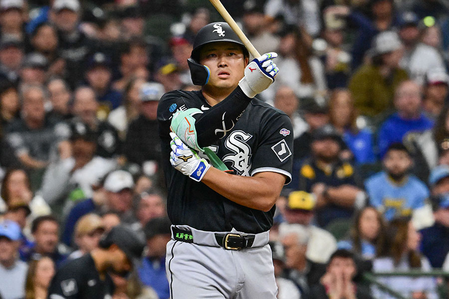 ブルワーズ戦に出場したホワイトソックス・村上宗隆【写真：ロイター】