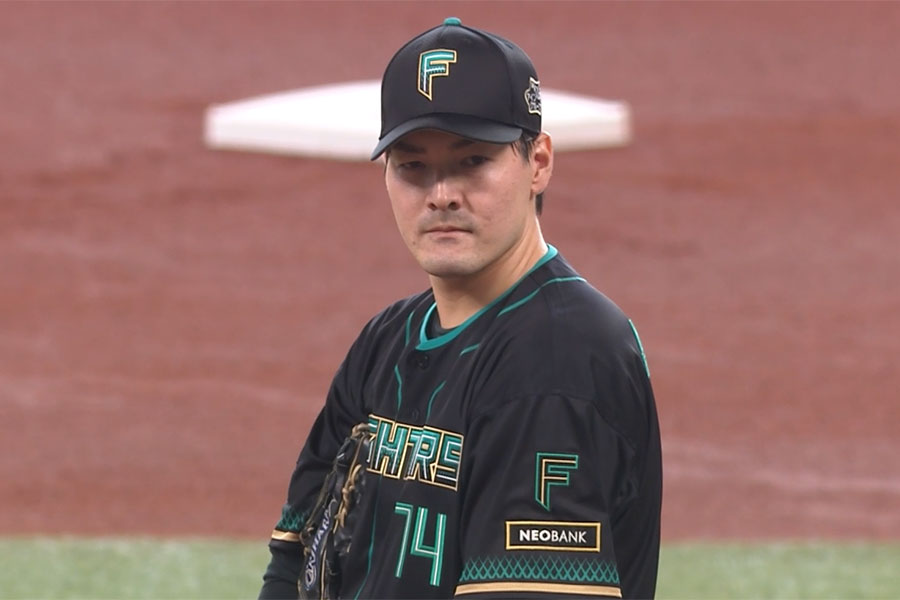 日本ハム・有原航平【画像：パーソル パ・リーグTV】