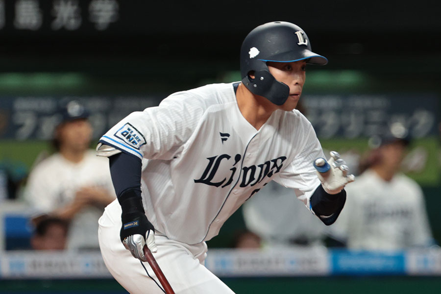 西武・仲三優太【写真:岡部直樹】