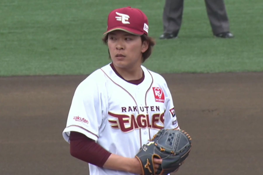 楽天・早川隆久【画像：パーソル パ・リーグTV】