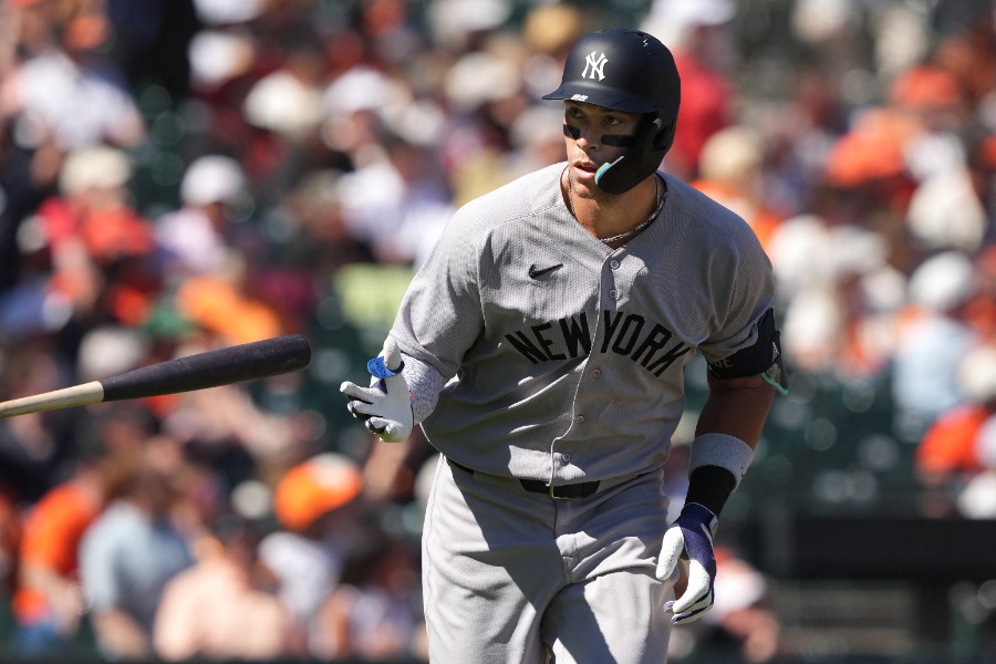 今季1号を放ったヤンキースのアーロン・ジャッジ【写真：ロイター】