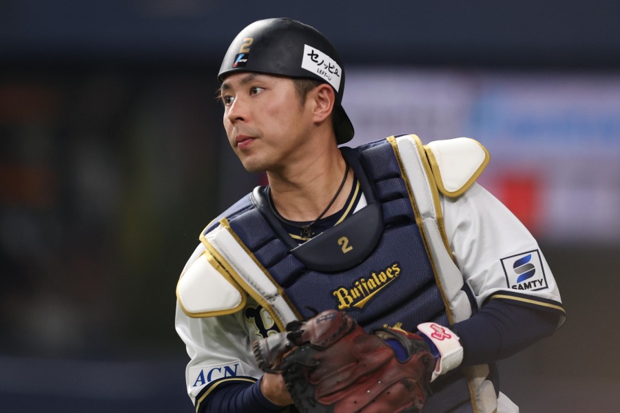 オリックス・若月健矢【写真：栗木一考】