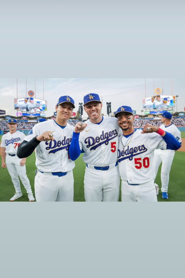 ドジャース・大谷翔平が投稿した1枚（写真はスクリーンショット）