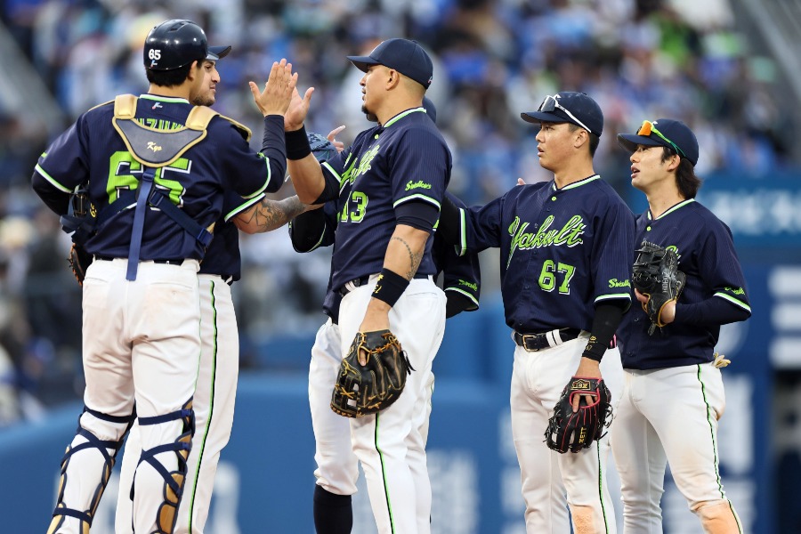 開幕2連勝を飾ったヤクルト【写真提供：産経新聞社】