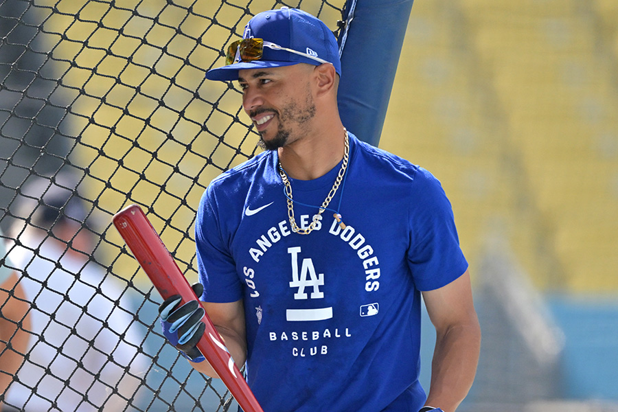 ドジャースのムーキー・ベッツ【写真：ロイター】