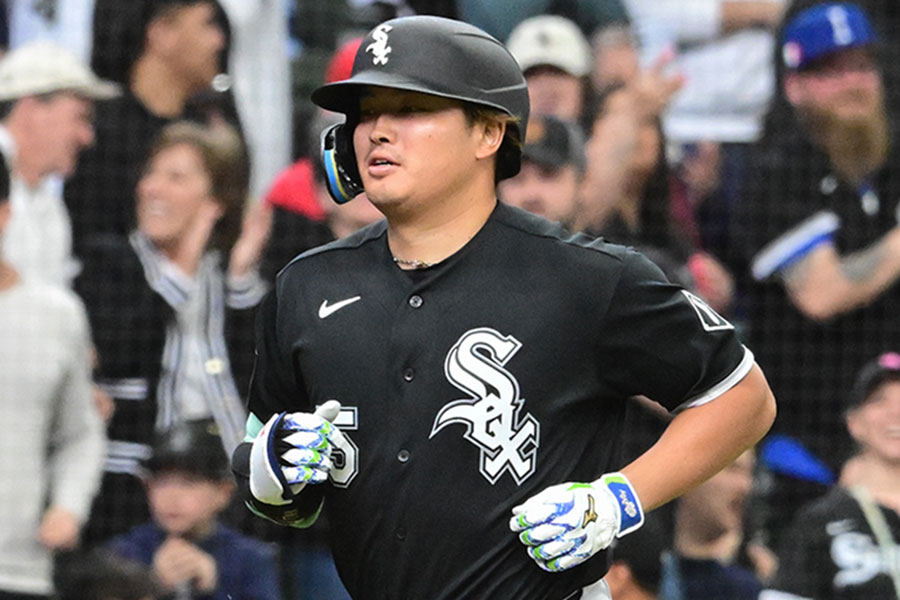 ブルワーズ戦で3号ソロを放ったホワイトソックス・村上宗隆【写真：アフロ】