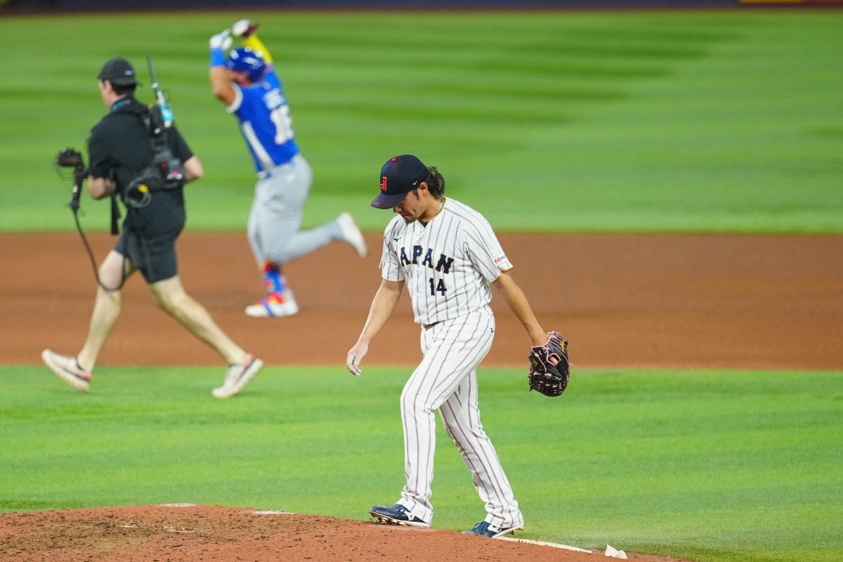 逆転3ランを浴びた伊藤大海【写真：荒川祐史】