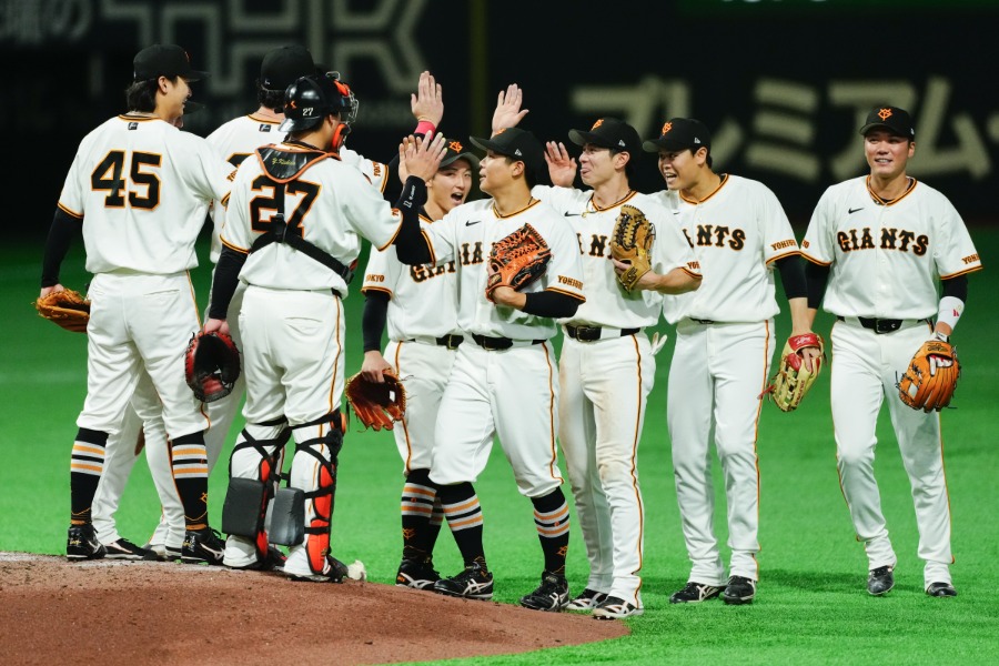 巨人は開幕戦で阪神に勝利した【写真：黒澤崇】
