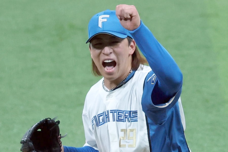 ノーヒットノーランを達成した日本ハム・細野晴希【写真：産経新聞社】