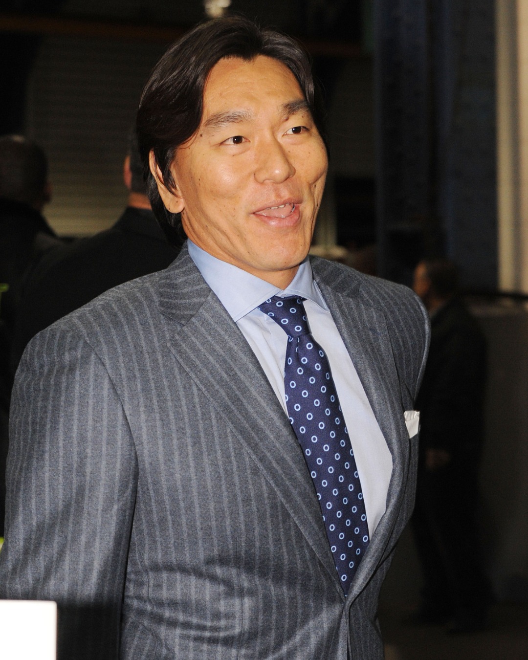 2010年オフ、NYでのパーティーに出席する松井秀喜【写真：アフロ】