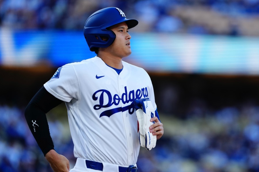 ガーディアンズ戦に出場したドジャース・大谷翔平【写真：黒澤崇】