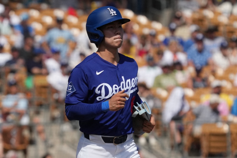 ドジャースのキム・ヘソン【写真：ロイター】