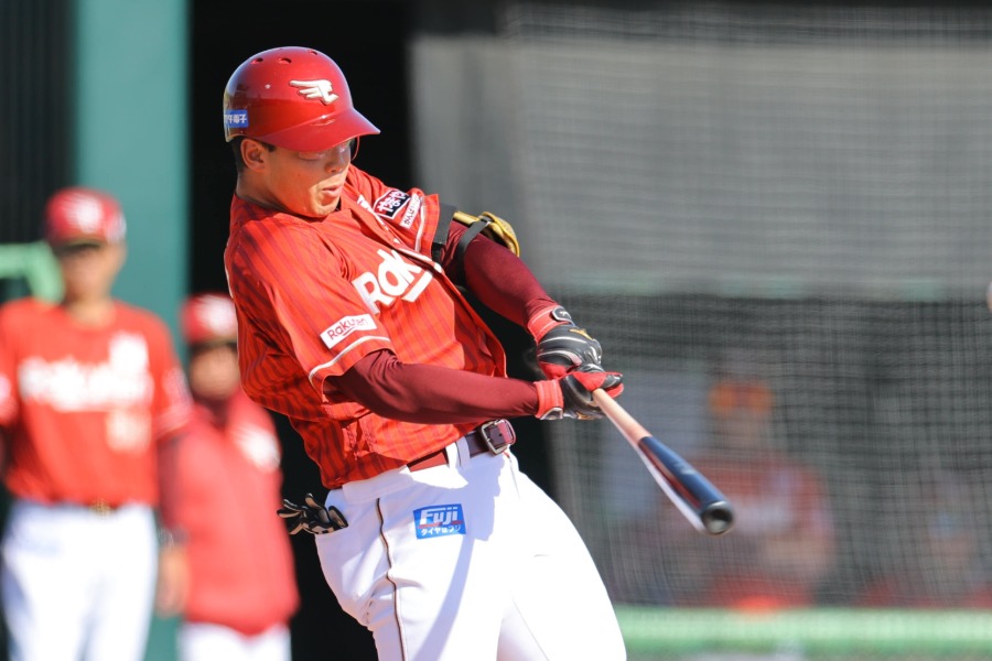 楽天・大坪梓恩【写真提供：産経新聞社】