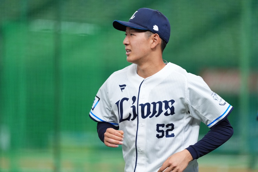 西武・篠原響【写真：小林靖】