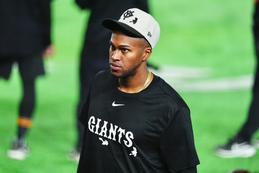 1軍に合流した巨人のライデル・マルティネス【写真：小林靖】