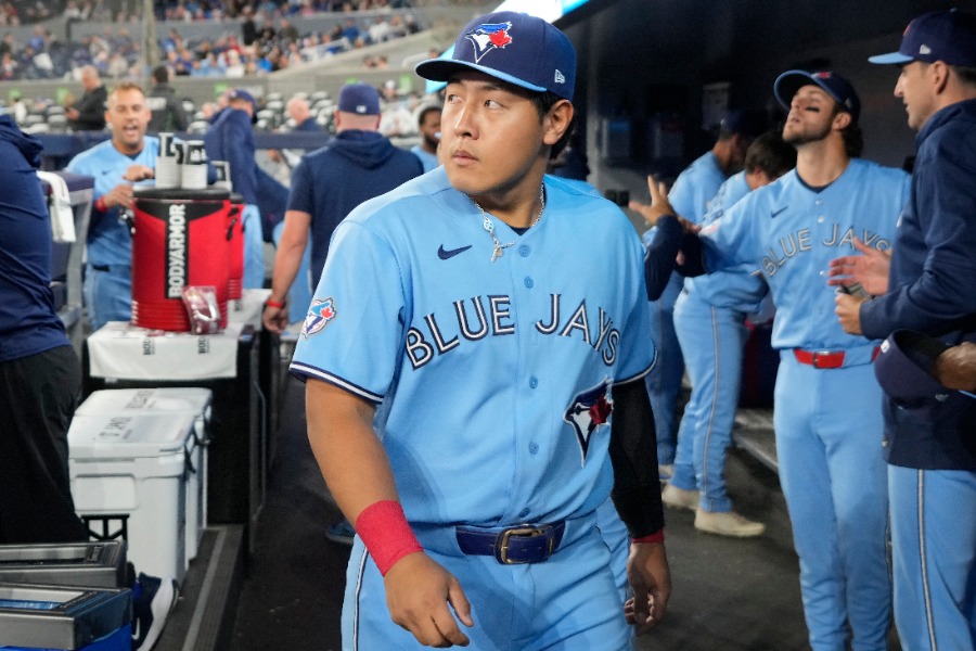 ブルージェイズ・岡本和真【写真：ロイター】