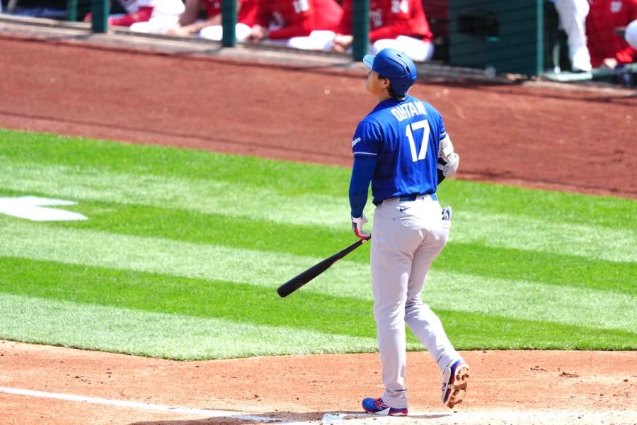 今季1号を放ったドジャース・大谷翔平【写真：黒澤崇】