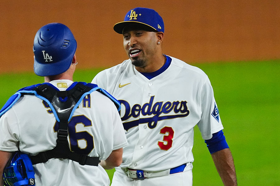 ドジャースのエドウィン・ディアス【写真：荒川祐史】