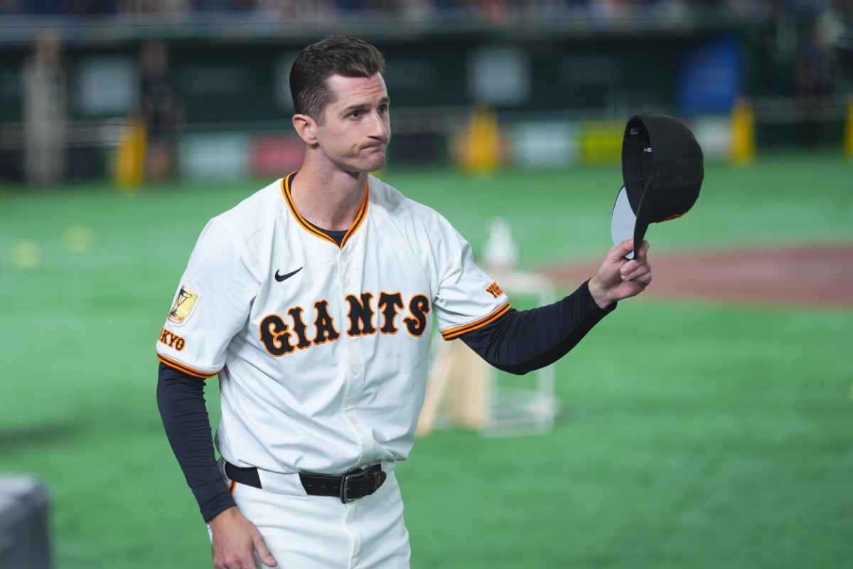 巨人時代のフォスター・グリフィン【写真：イワモトアキト】