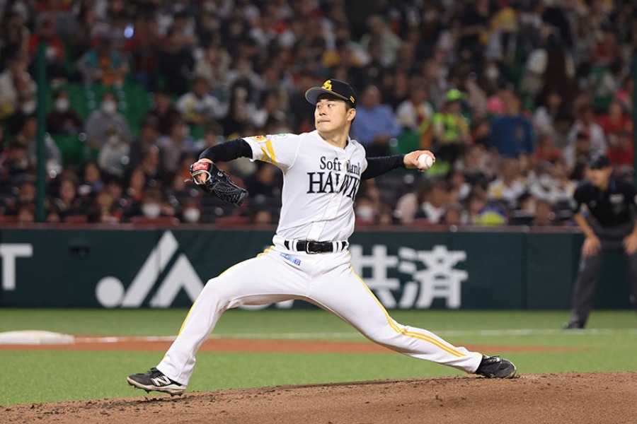 ソフトバンク・松本晴【写真:球団提供】