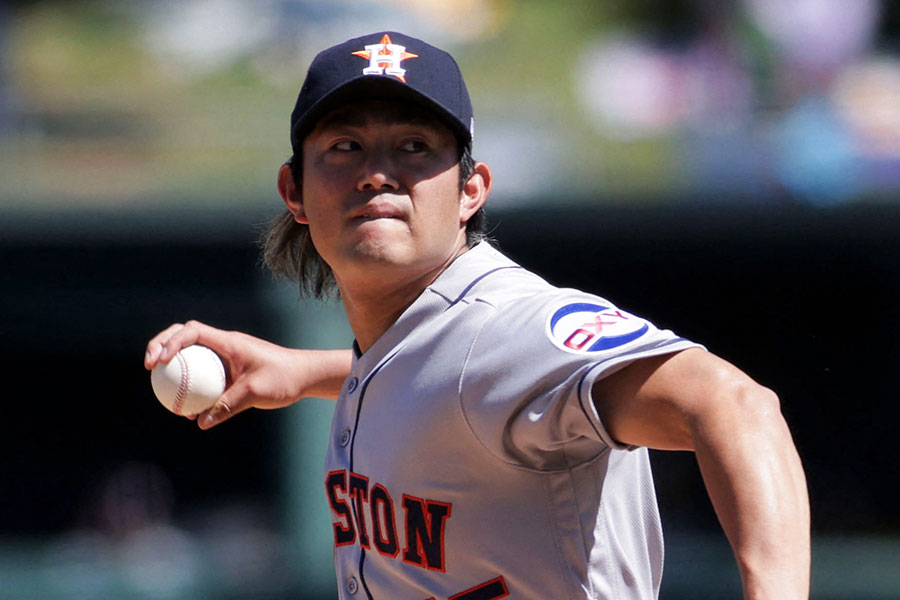 アスレチックス戦で好投したアストロズ・今井達也【写真:ロイター】