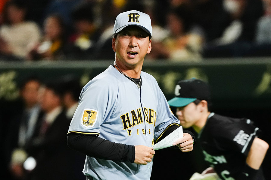 阪神・藤川球児監督【写真：黒澤崇】
