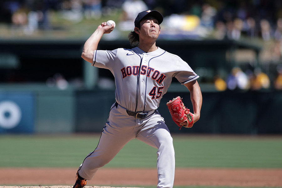 アスレチックス戦で好投したアストロズ・今井達也【写真：ロイター】