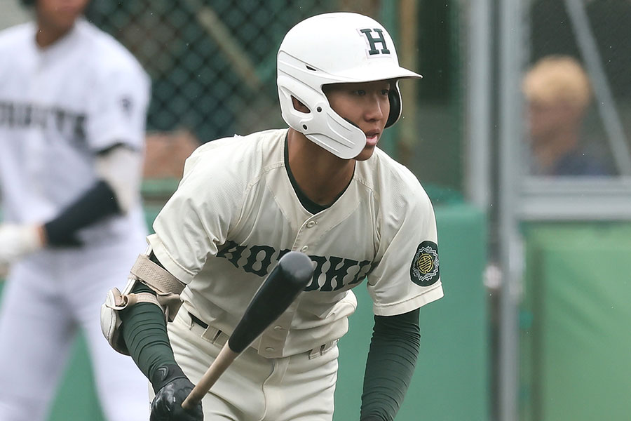 報徳学園・中尾勇貴【写真：柳瀬心祐】