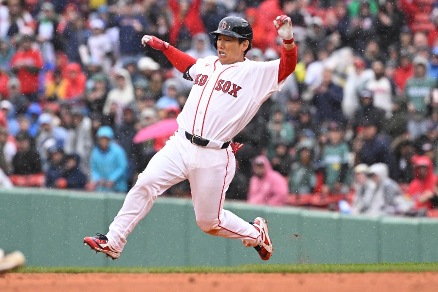 3安打3打点と活躍したRソックス・吉田正尚【写真：ロイター】