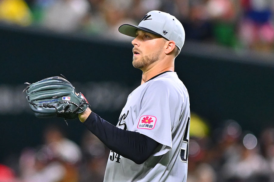 ブルージェイズからDFAとなったオースティン・ボス（写真はロッテ時代）【写真：古川剛伊】