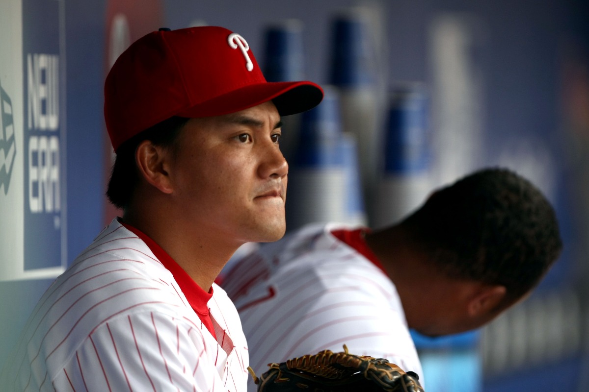 2007年、フィリーズに移籍した井口氏【写真：アフロ】