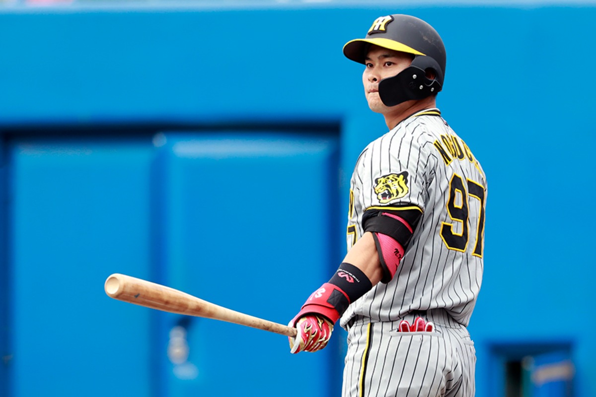 阪神時代の野口恭佑【写真：小池義弘】