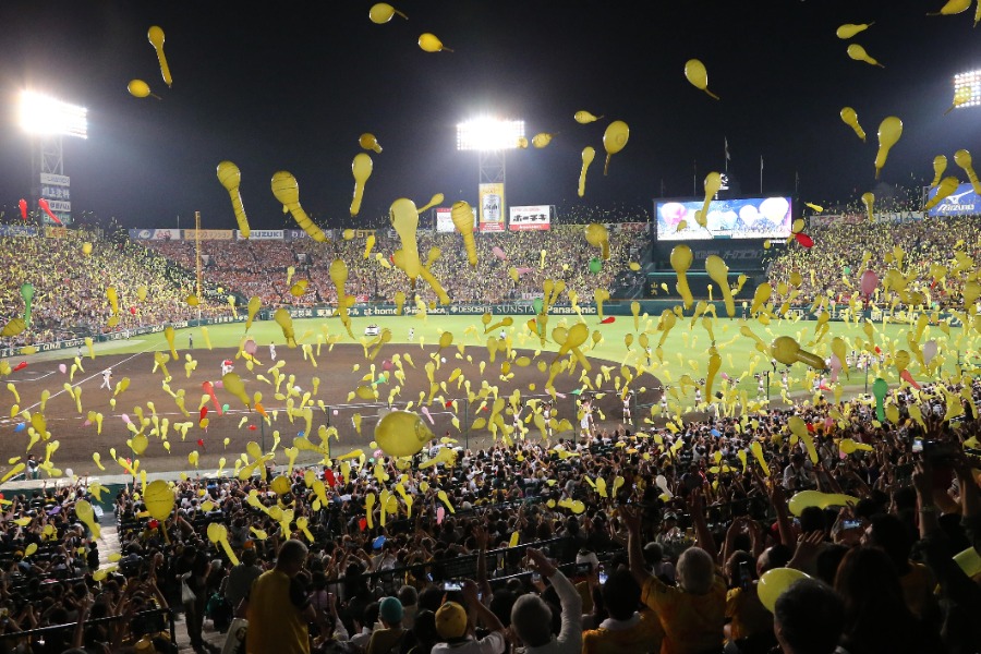 甲子園でジェット風船が解禁（写真は2019年のもの）【写真提供：産経新聞社】