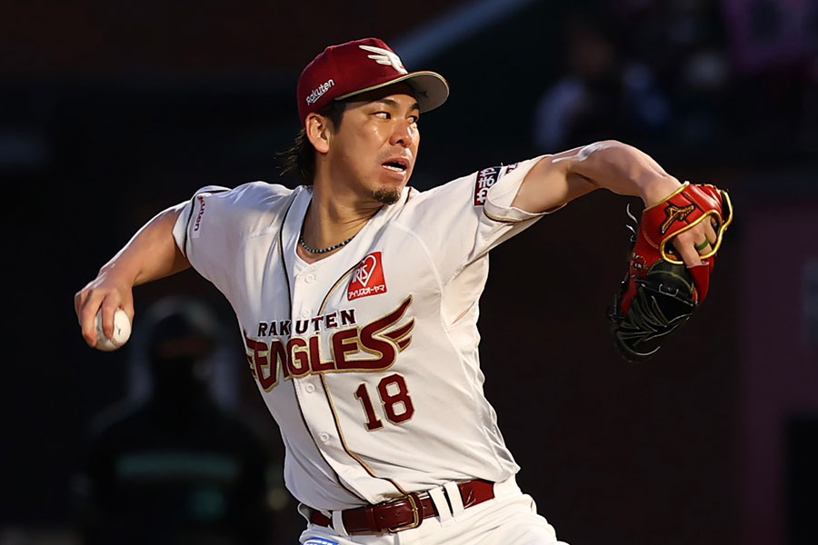 7日の日本ハム戦に先発した楽天・前田健太【写真：加治屋友輝】