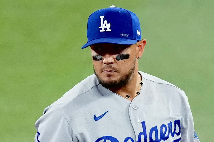 Bジェイズ戦に出場したドジャースのミゲル・ロハス【写真：黒澤崇】