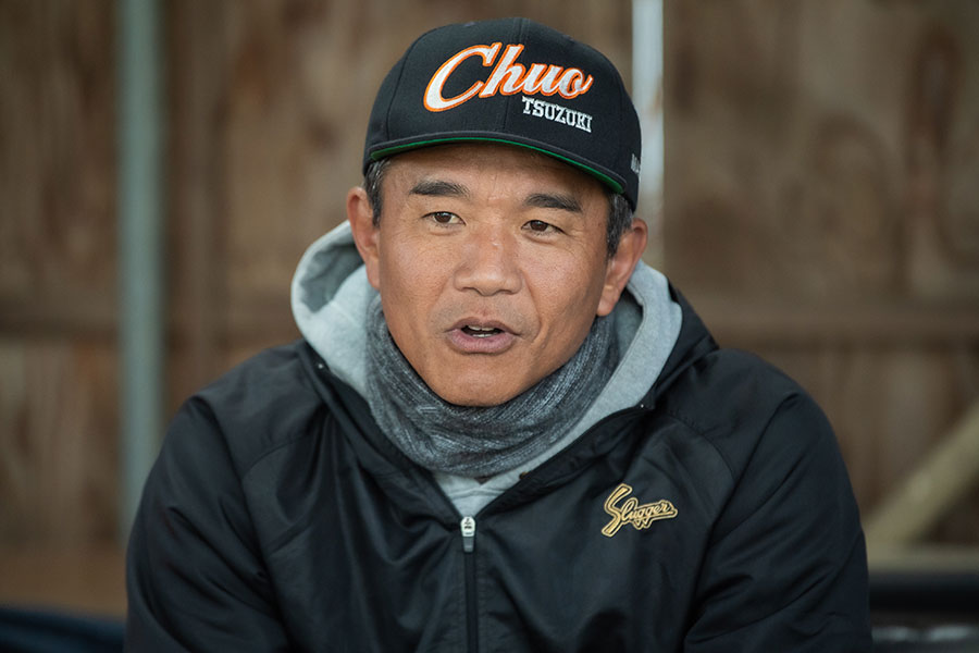 「都筑中央ポニー」の会長を務める前田幸長氏【写真:小林靖】