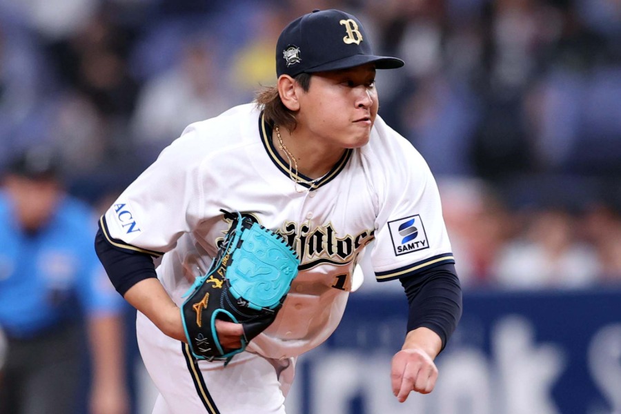 オリックス・宮城大弥【写真：栗木一考】