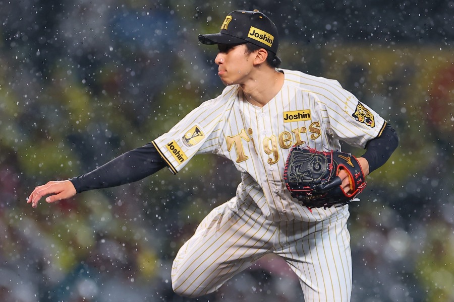 ヤクルト戦に先発した阪神・茨木秀俊【写真提供:産経新聞社】