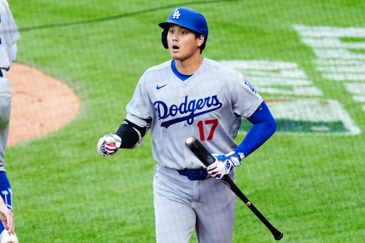 大谷翔平が使用する“くり抜き”バット【写真：黒澤崇】