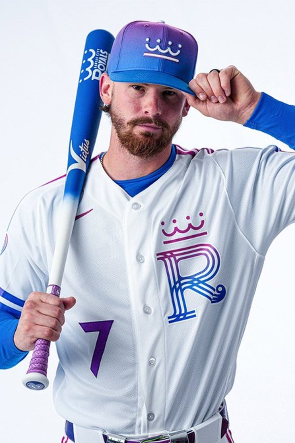 ロイヤルズがシティコネクトユニホームを発表【画像：MLB公式Xからスクリーンショット】