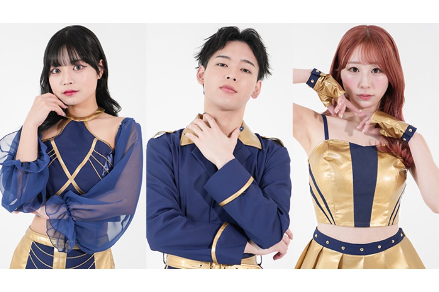 「BsGravity」のKANNAさん、TAICHIROさん、NANAMIさん（左から）　【写真提供：(c)ORIX Buffaloes】