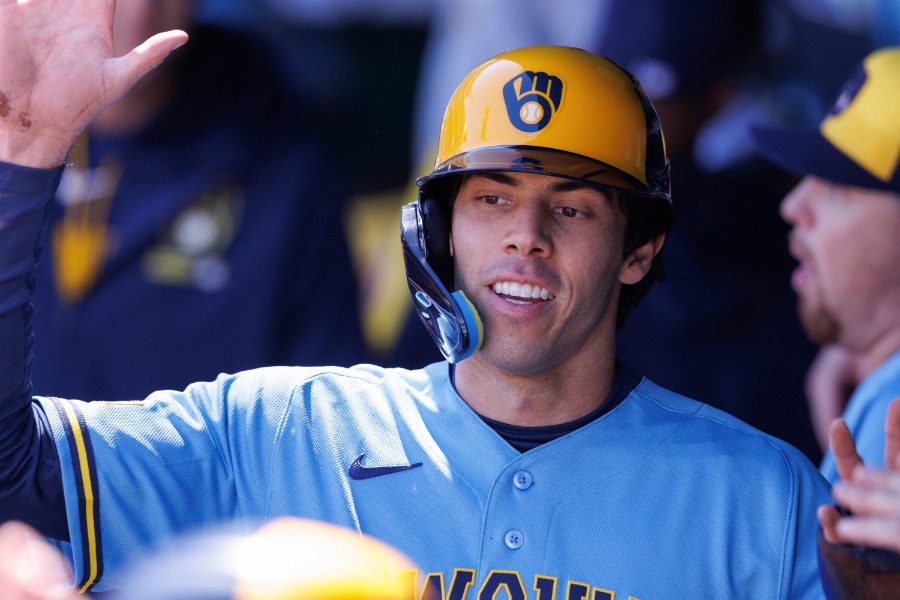 ブルワーズのクリスチャン・イエリッチ【写真：ロイター】