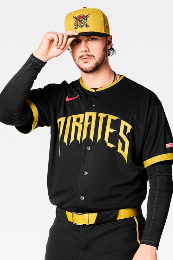 パイレーツがシティコネクトのユニホームを発表【画像：MLB公式Xからスクリーンショット】
