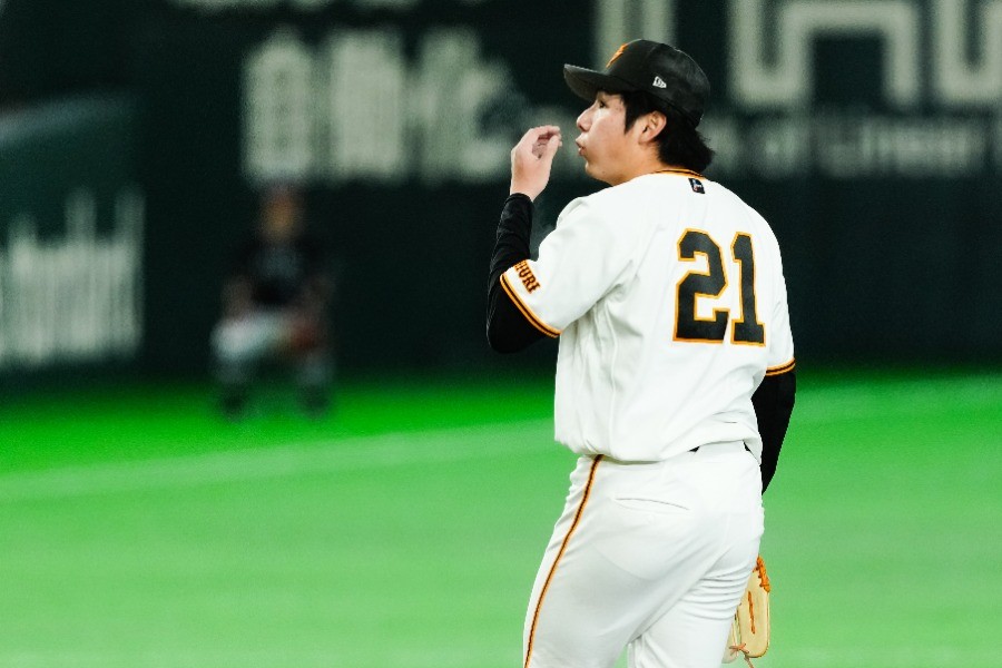 巨人・竹丸和幸【写真：黒澤崇】