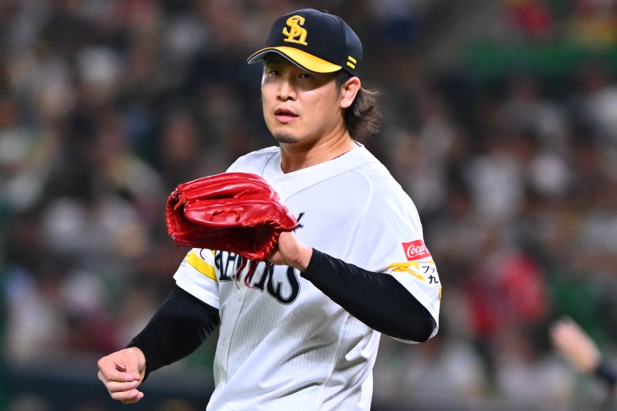 ソフトバンク・杉山一樹【写真：古川剛伊】