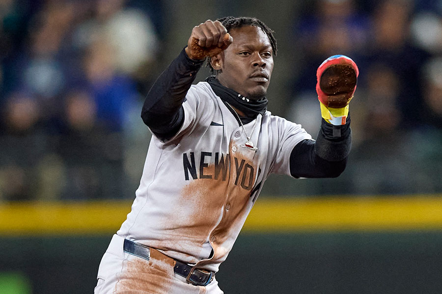 ヤンキースのジャズ・チザムJr.【写真：ロイター】