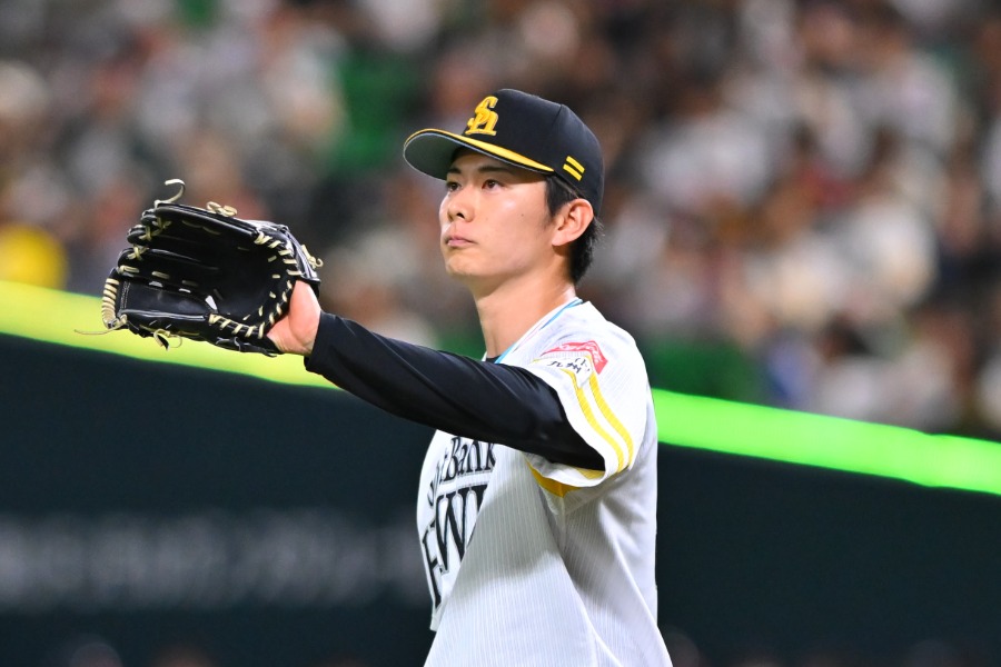 ソフトバンク・川口冬弥【写真：古川剛伊】